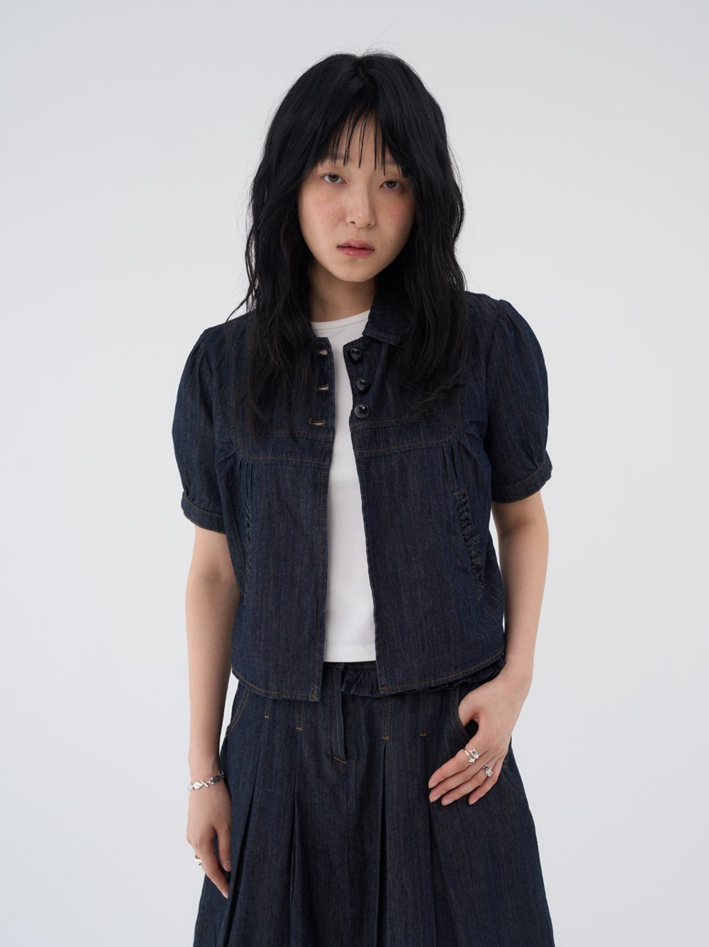 call-out-new-year-fw-25-frill-puff-denim-jacket-denim-s