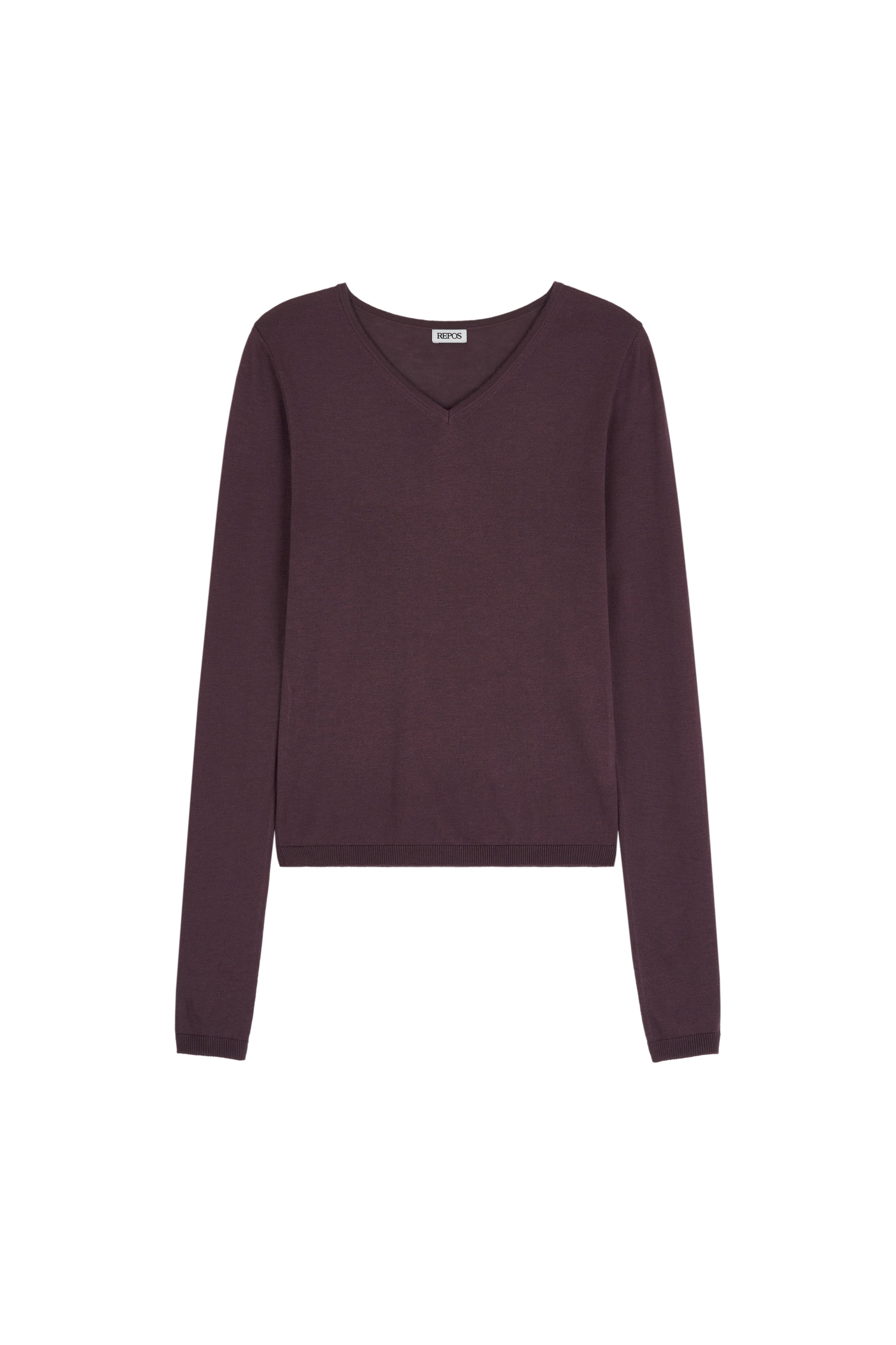repos-ss-26-light-v-neck-knit-purple-purple-s