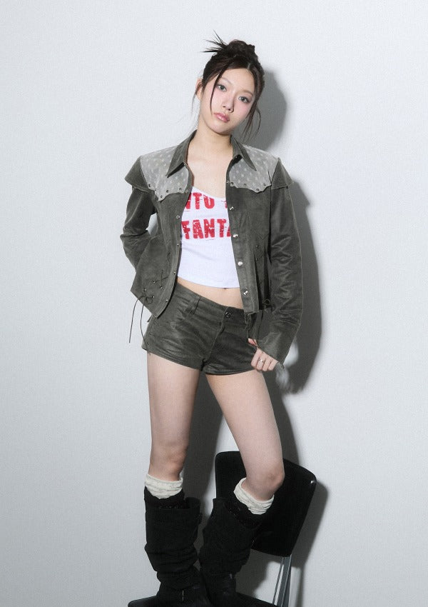 cherryquiri-ss-25-western-lace-layered-shirts-khaki