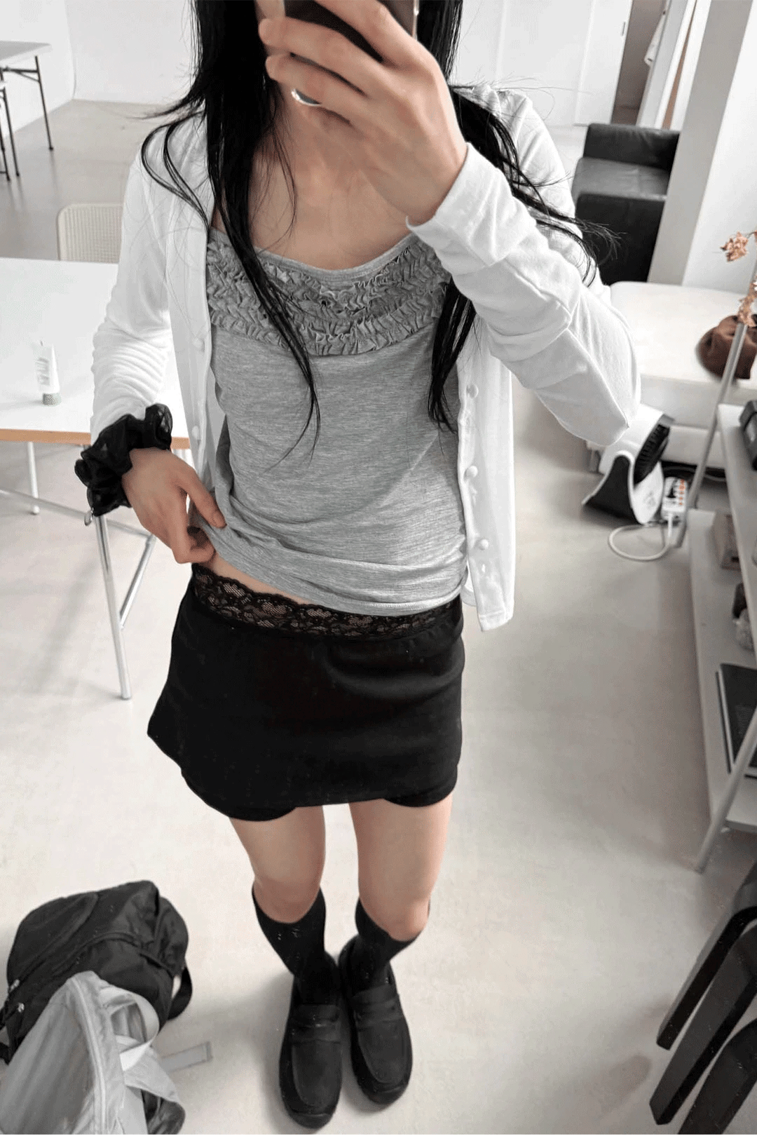 woohwa-ss-26-frill-bustier-sleeveless-grey-grey-s