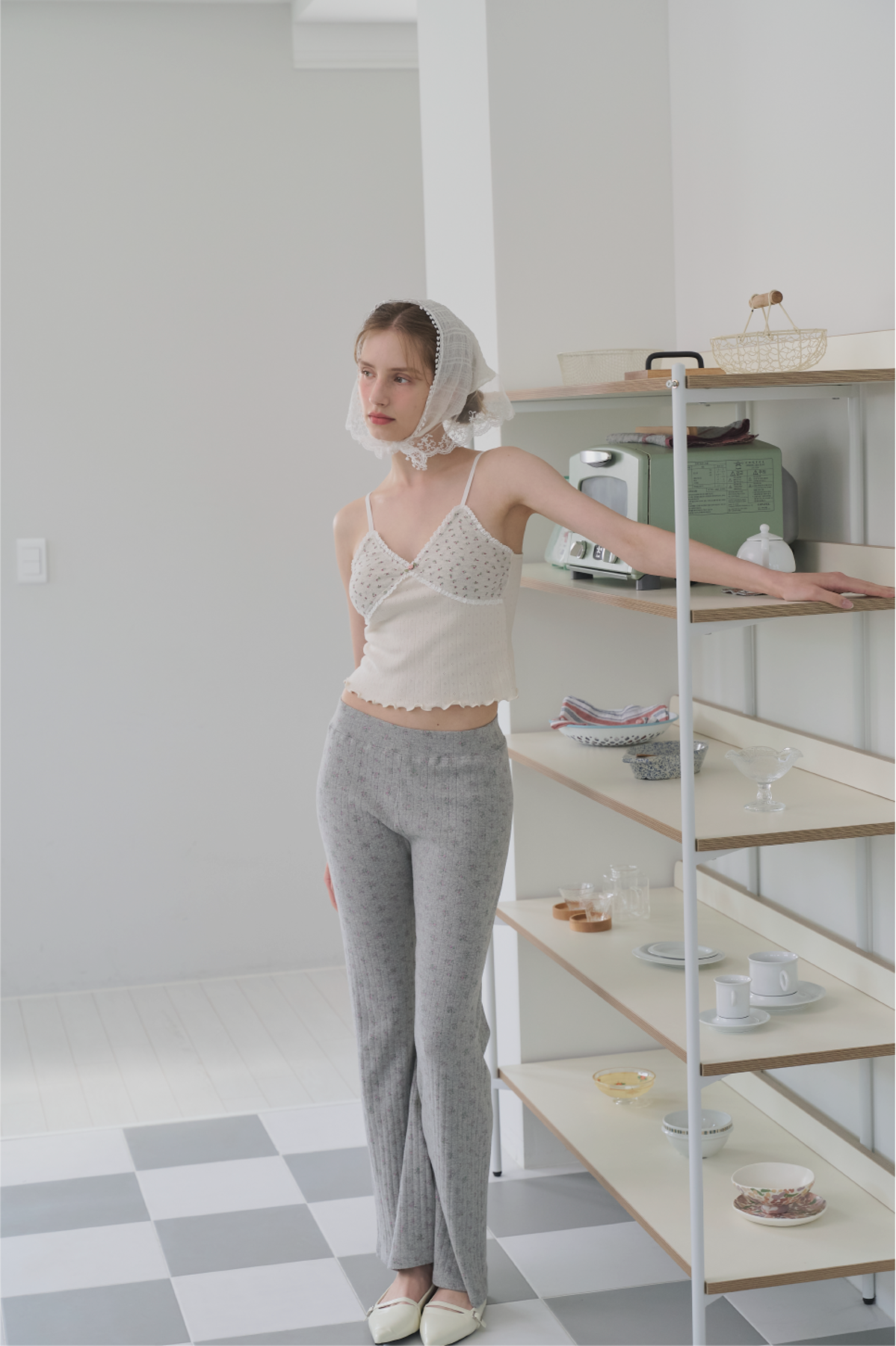 schnee-fw-25-baby-flower-sleeveless-cream-cream-s