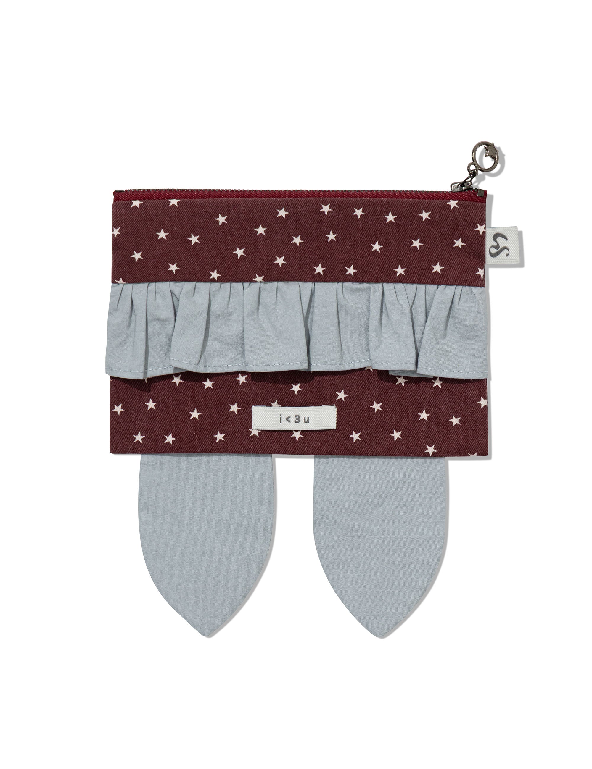 uglyshadow-ss-26-rabbit-star-pouch-burgundy-burgundy-s