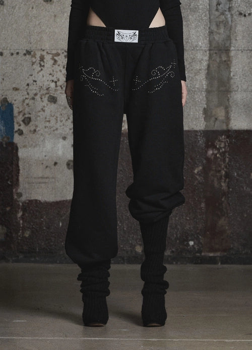 piarche-fw-25-studded-jogger-pants-black-s