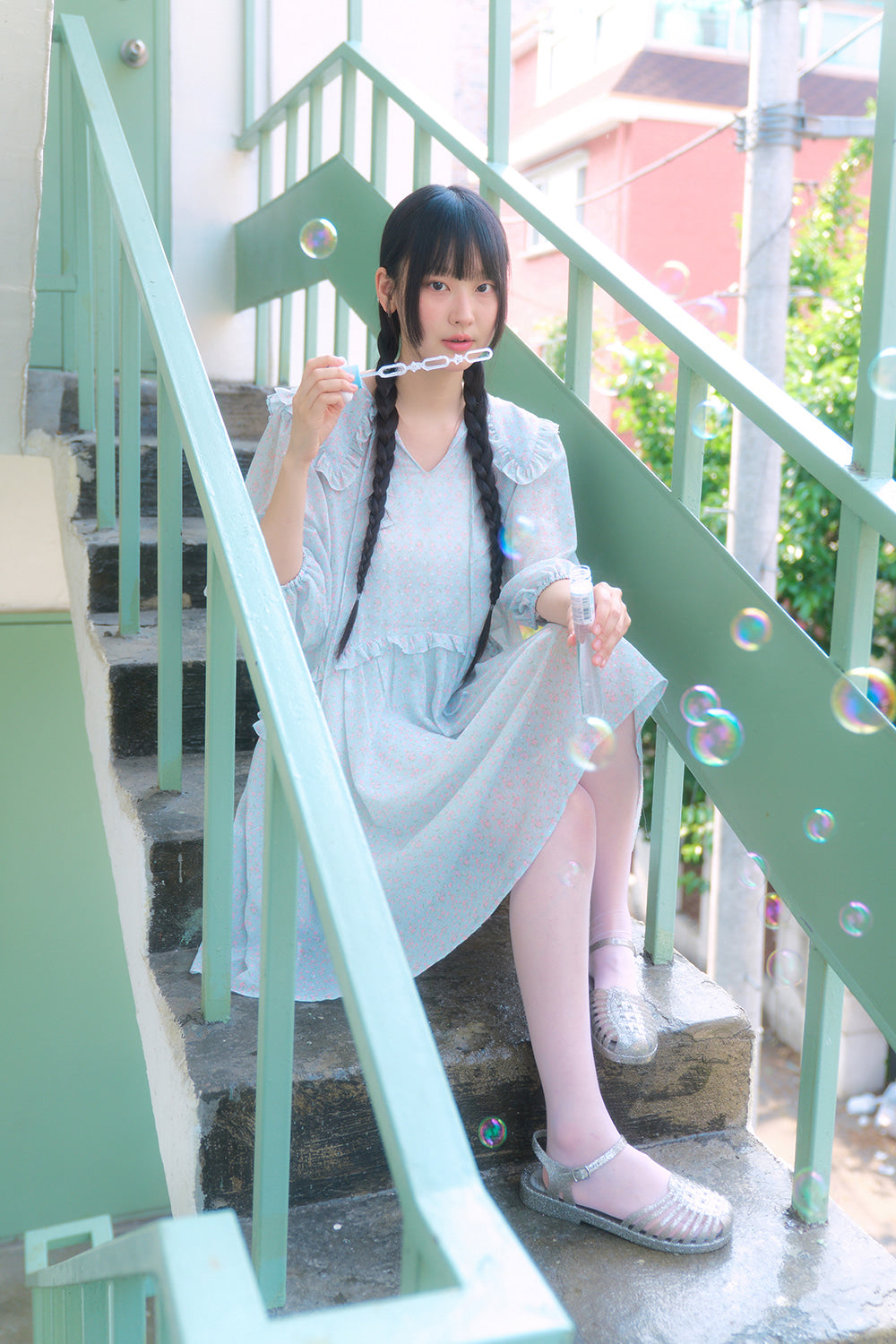 kicobe-ss-25-twinkle-flower-sailor-neck-dress