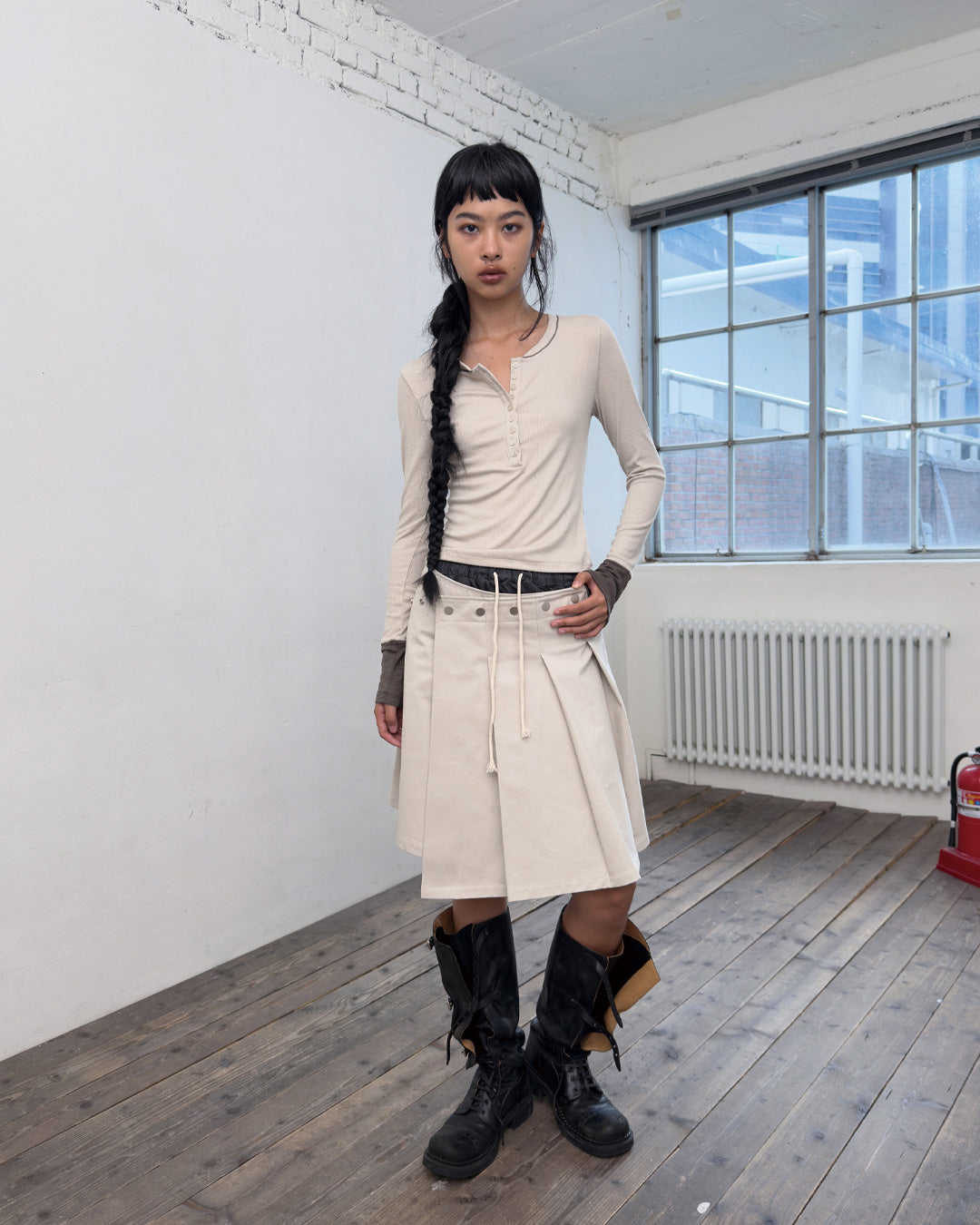 porterna-fw-25-mix-point-long-sleeve-button-t-shirt-beige-beige-s