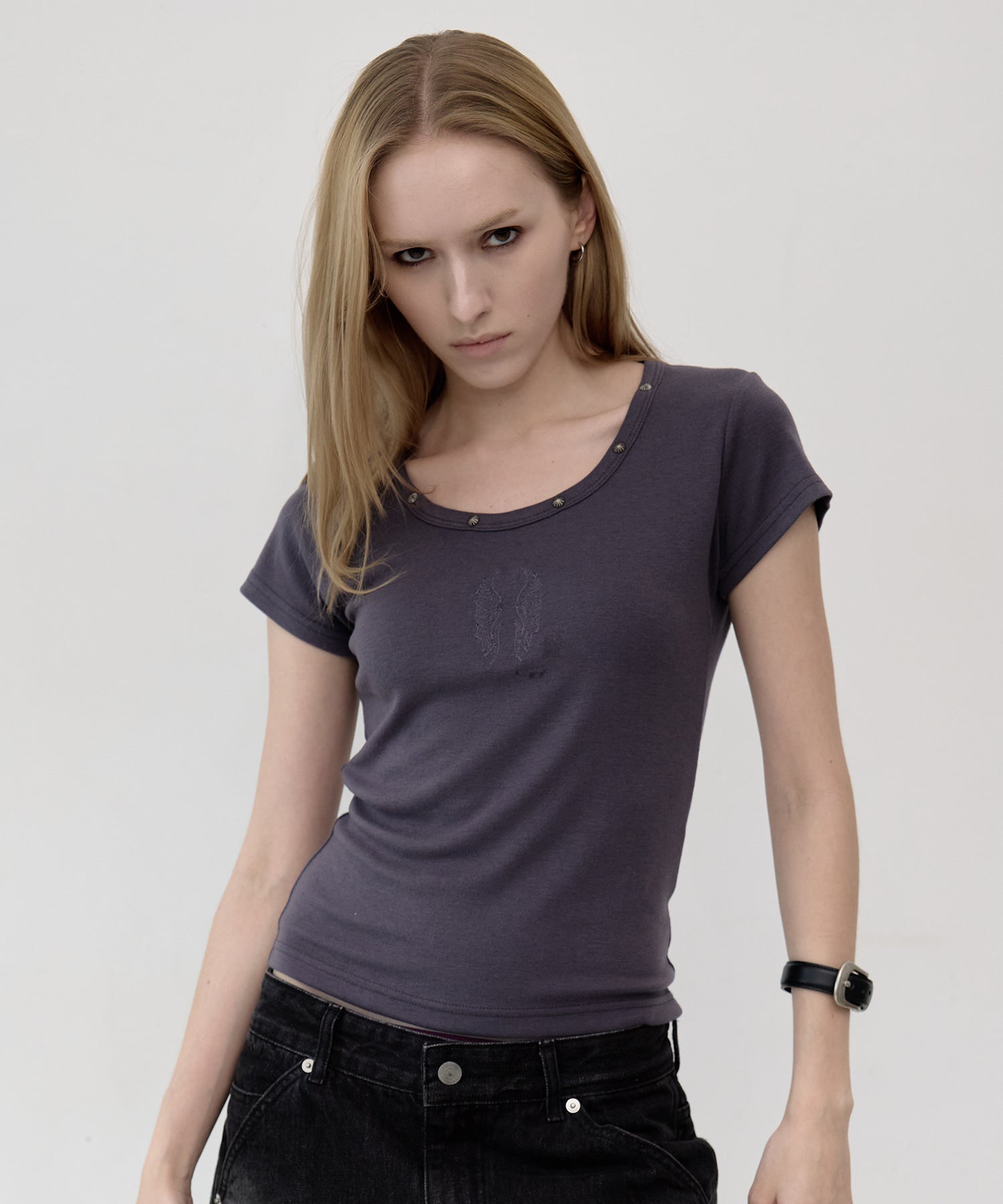 lekim-ss-26-lwe-stud-t-shirt-charcoal-charcoal-s