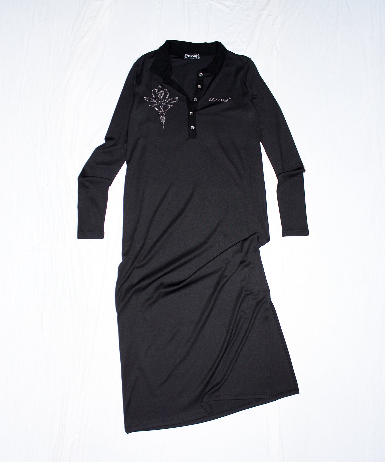 eessay-fw-25-petal-veil-maxi-dress-black-black-s