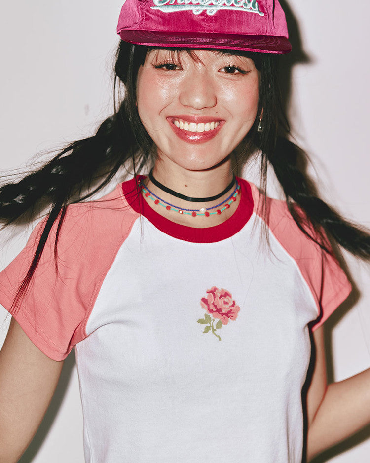 snuggiest-fw-26-flower-raglan-tee-rose-rose-s
