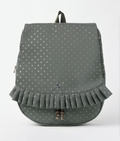 [SUMUMBONUM] Dot  pleats  backpack large_Warm gray
