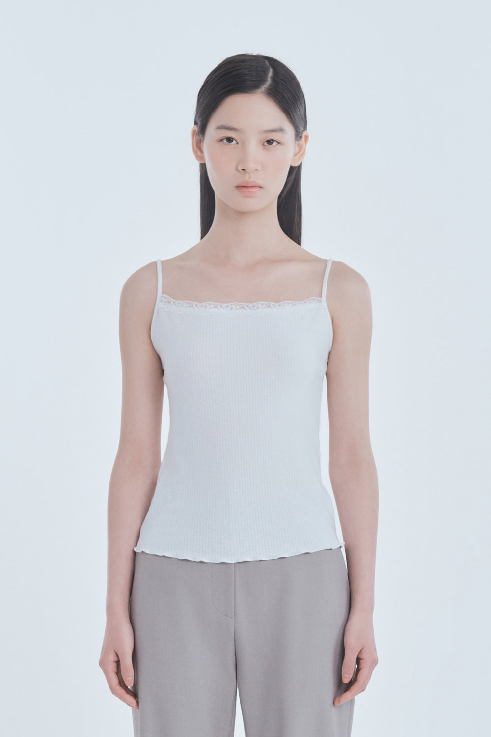 mausoleum-fw-26-lace-jersey-cami-top-white-s