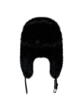 lecyto-fw-26-fluffy-fur-trapper-hat-black-black-s