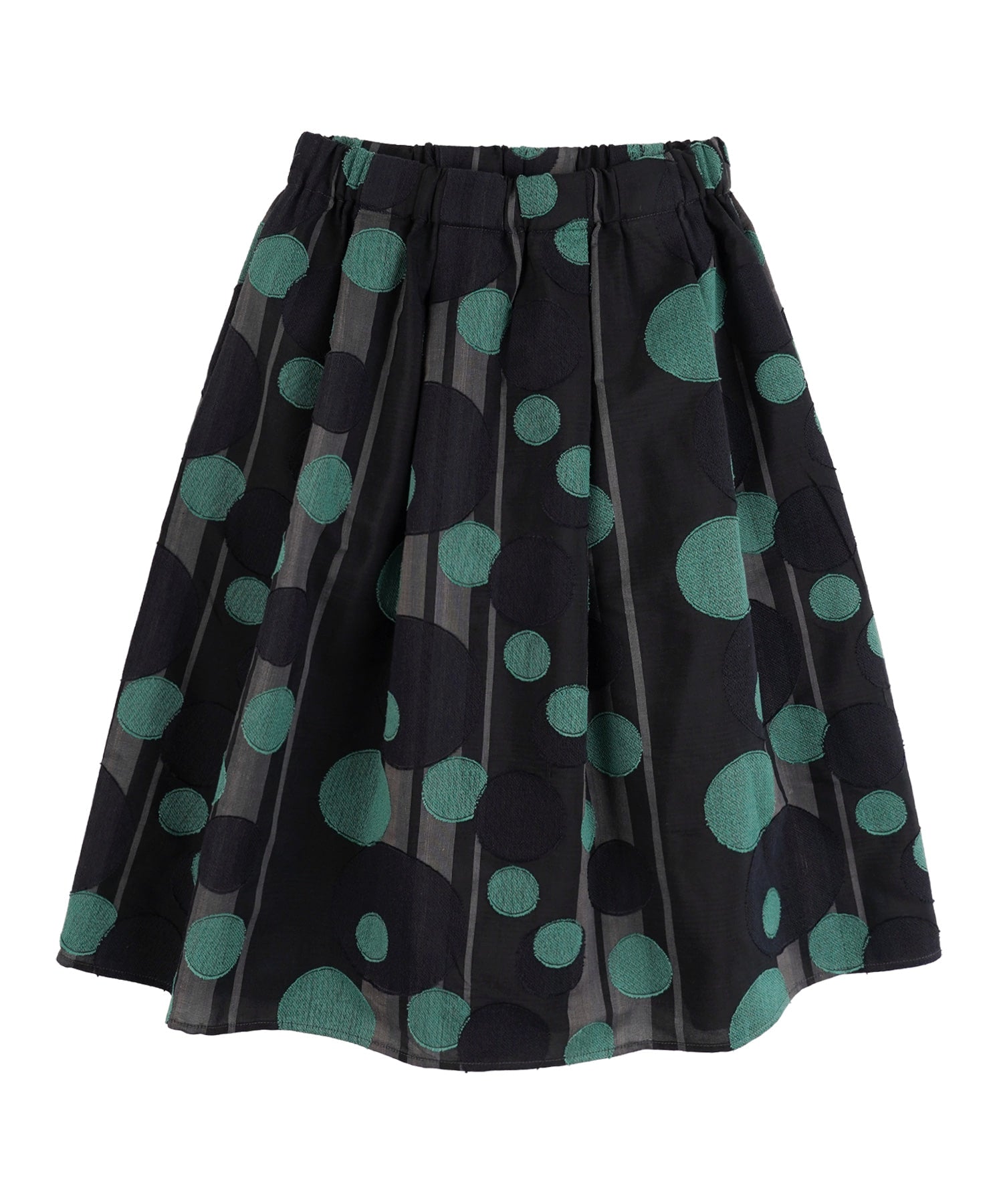 high-school-disco-ss-26-vintage-dot-midi-skirt-mint-mint-s
