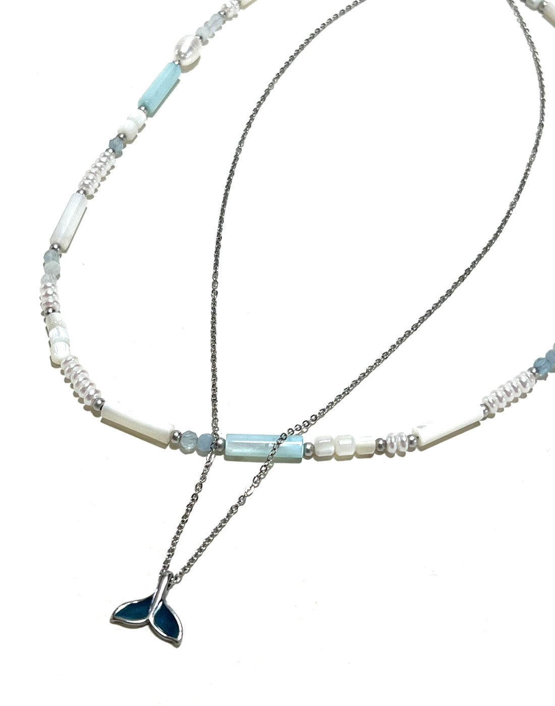 ssy-ss-25-(set)whale-&-mother-pearl-stone-necklace