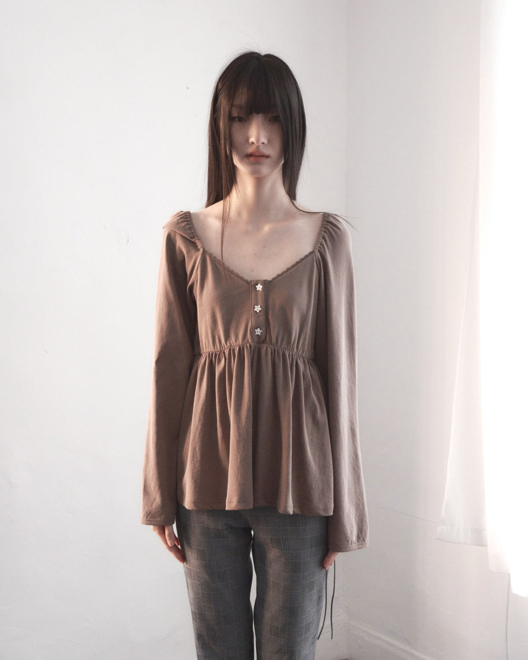 hetit-ss-25-shell-star-blouse-brown-brown-s