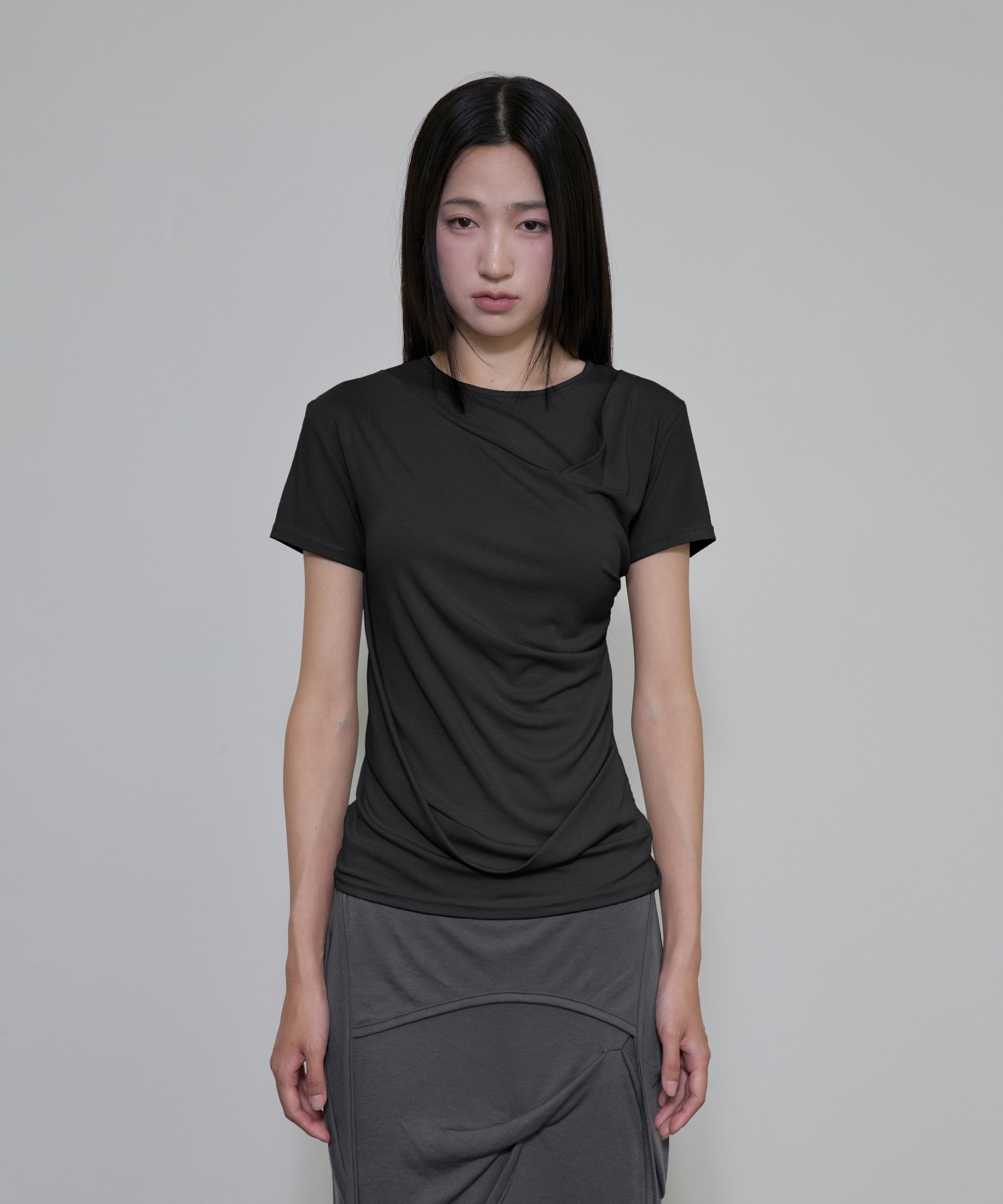 flareup-ss-26-asymmetrical-draped-t-shirt-fl-147-black-black-s
