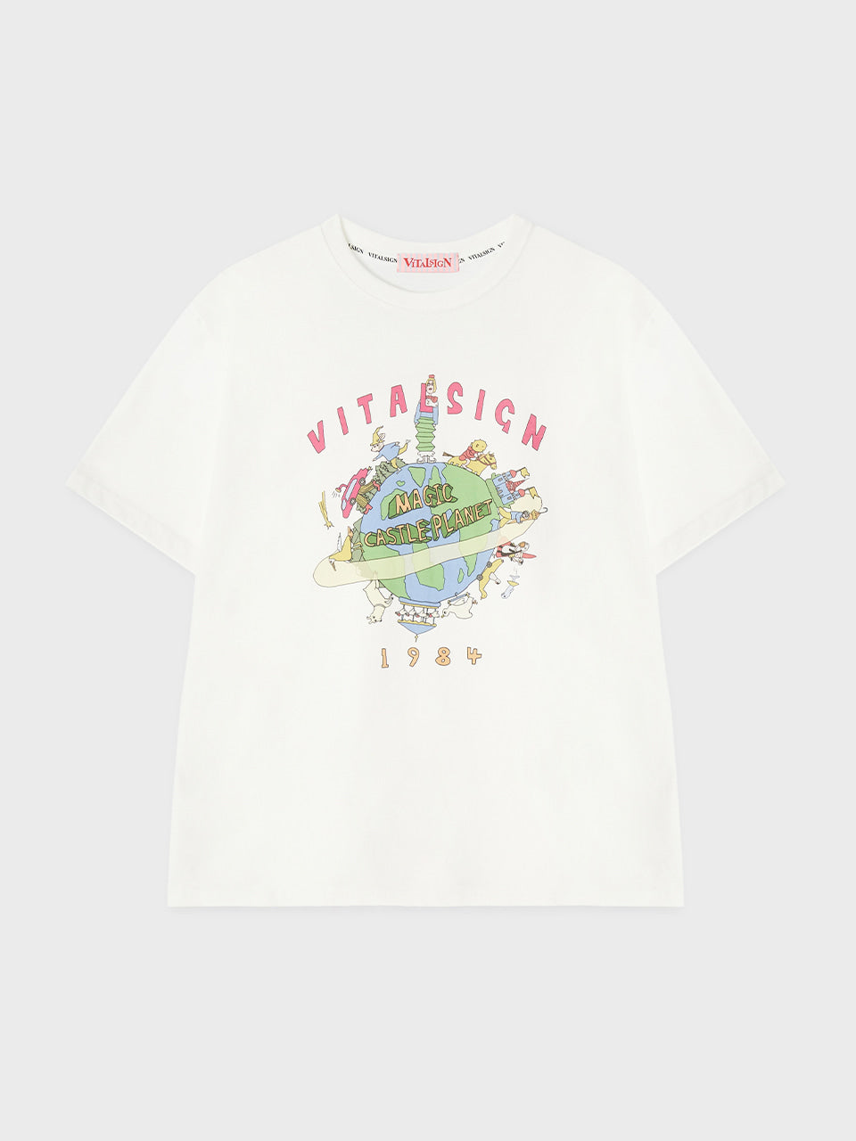 vitalsign-ss-25-magic-castle-planet-t-shirt-white-s