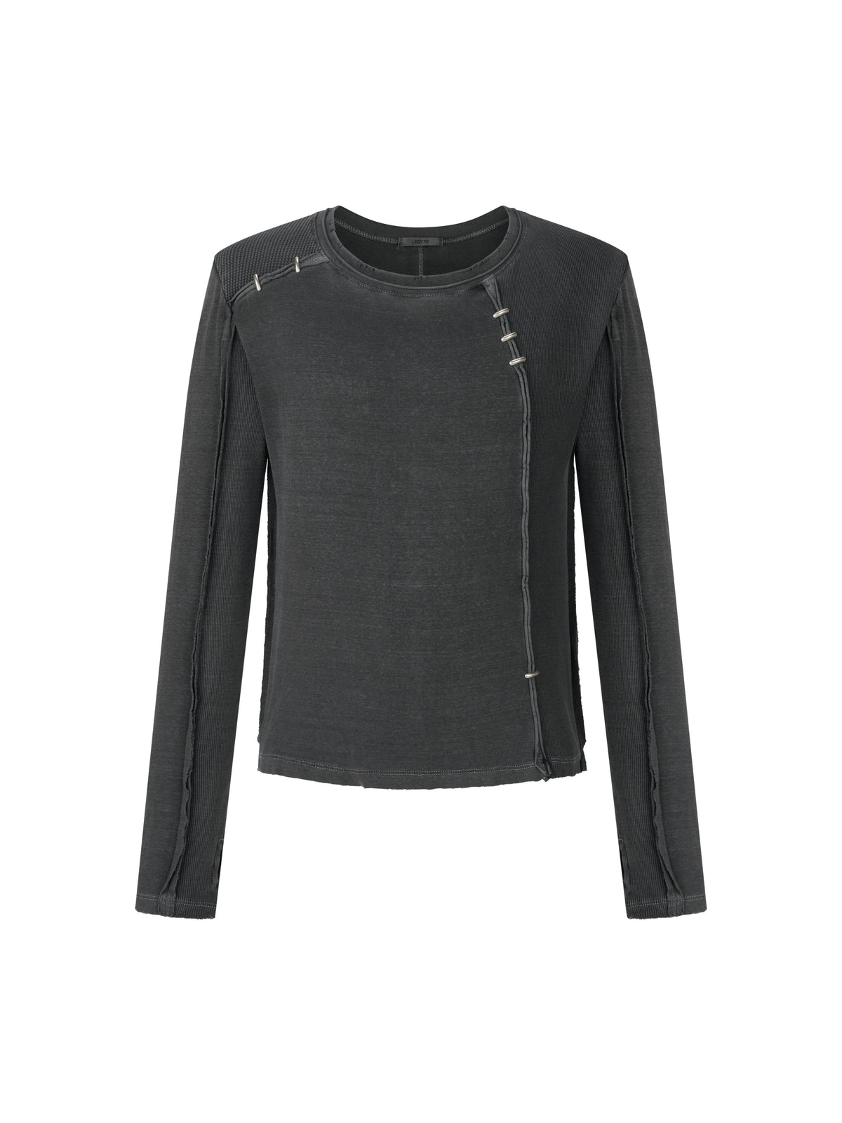 lecyto-fw-26-pigment-shade-pieces-long-sleeve-charcoal-charcoal-s