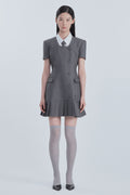 mausoleum-fw-26-jenn-round-neck-pleated-half-sleeve-suit-jacket-dress-gray-gray-s