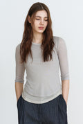 makeatoast-ss-26-layered-two-tone-sleeve-top-gray-gray-s