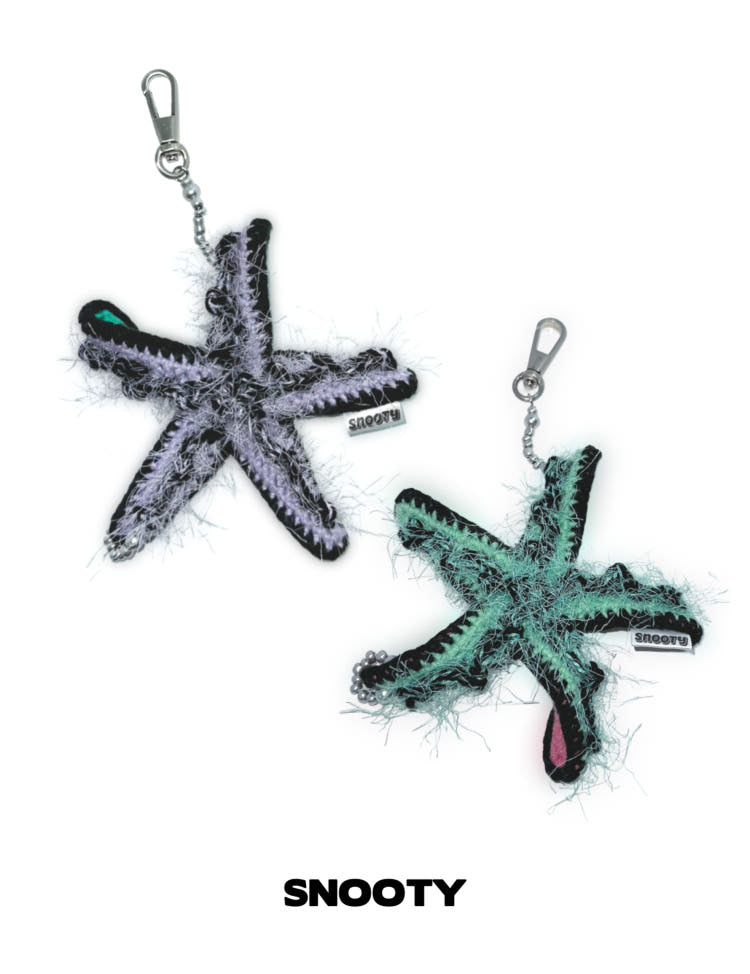 snootyneedlesclub-ss-26-starfish-keyring-2-colors-min-vintage-pink-s