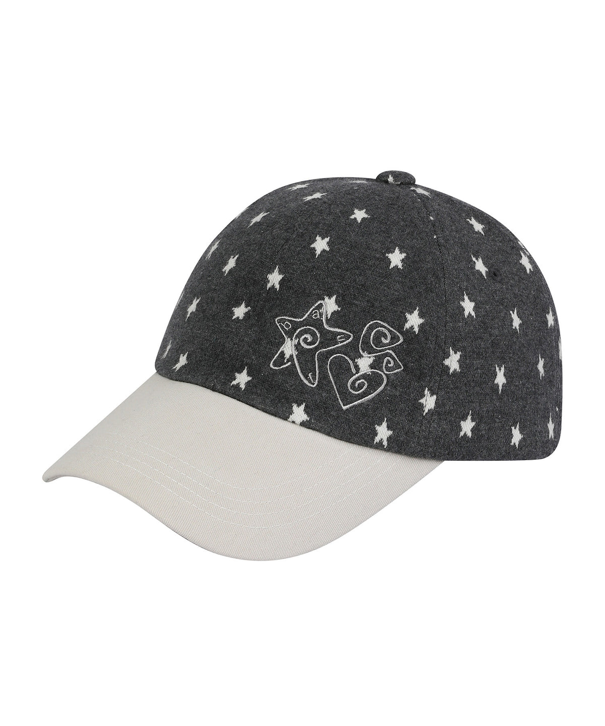 bauf-fw-26-round-star-baseball-cap-charcoal-charcoal-s