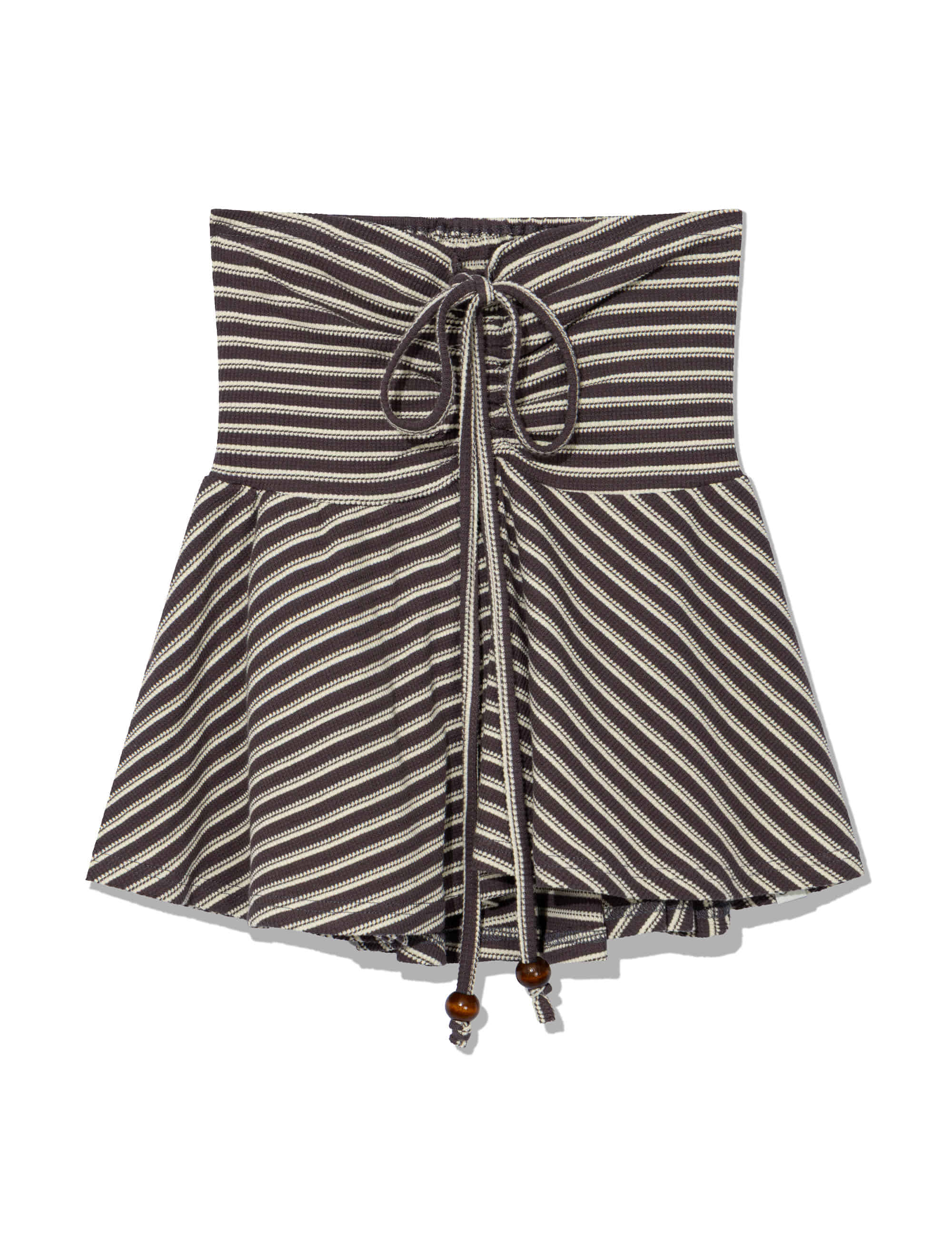 uglyshadow-ss-26-stripe-shirring-flare-top-charcoal-charcoal-s