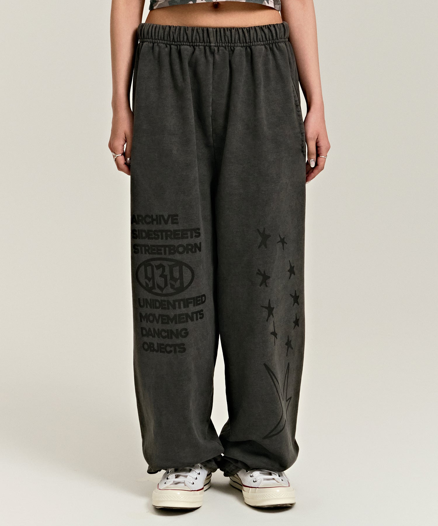 ARCHIVEBOLD] 939 DYED OBJECT SWEAT PANTS (CHARCOAL) – SellerWork