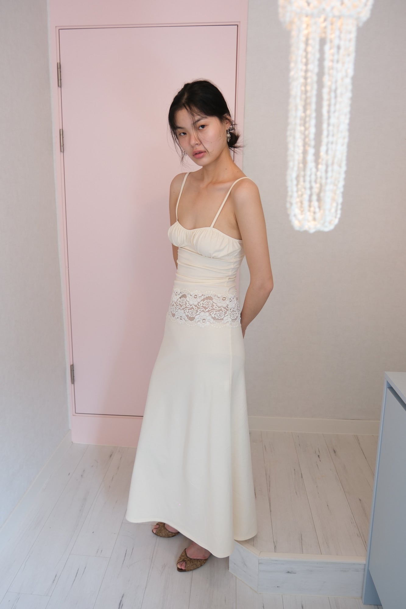 losesleepover-ss-26-lace-meadow-dress-cream-cream-s