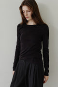 makeatoast-fw-26-side-shirring-slim-t-shirt-black-black-s