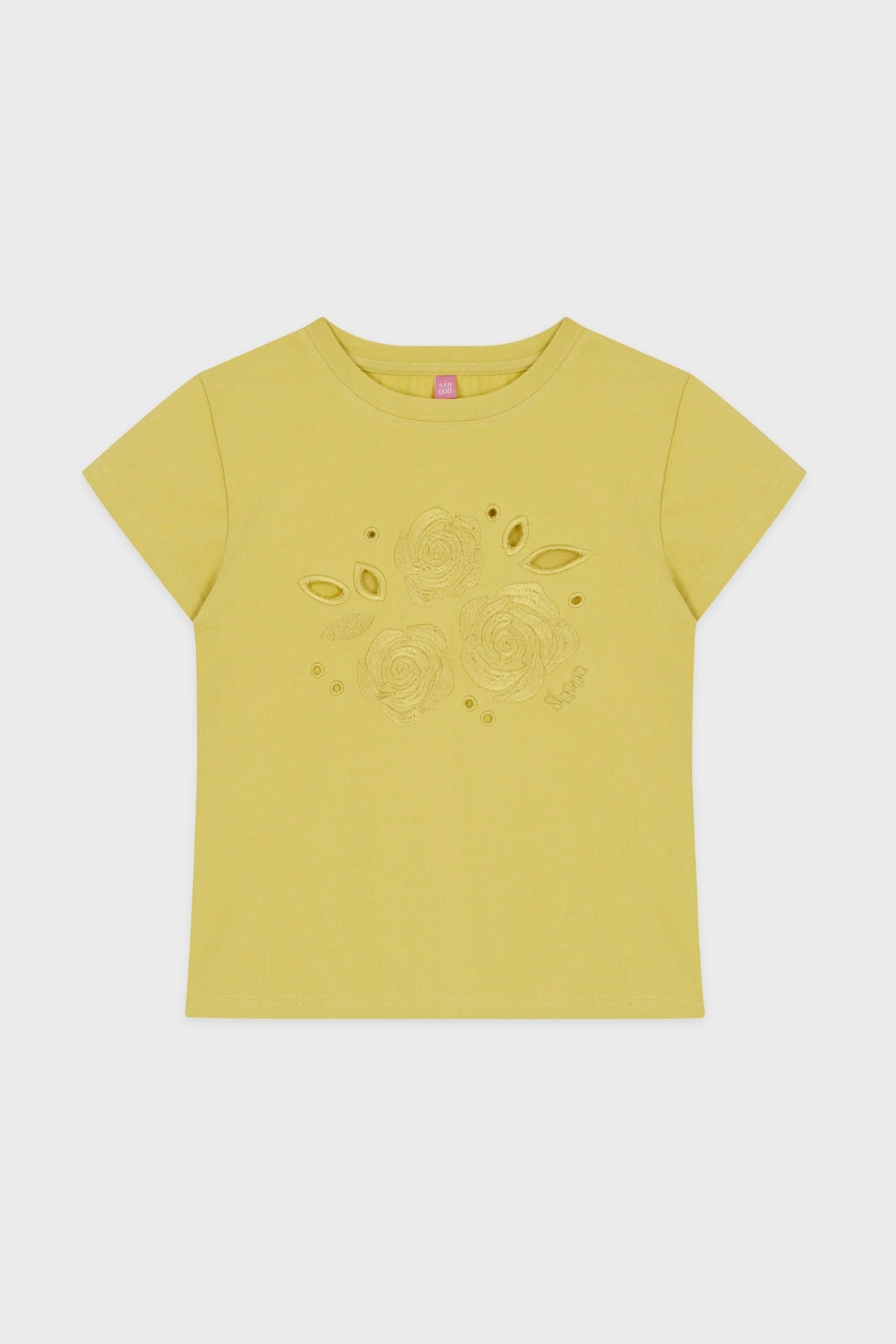 sinoon-ss-25-rose-punching-t-shirt-green-green-s