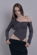 damio-fw-26-one-shoulder-shirring-collar-top-charcoal-charcoal-s