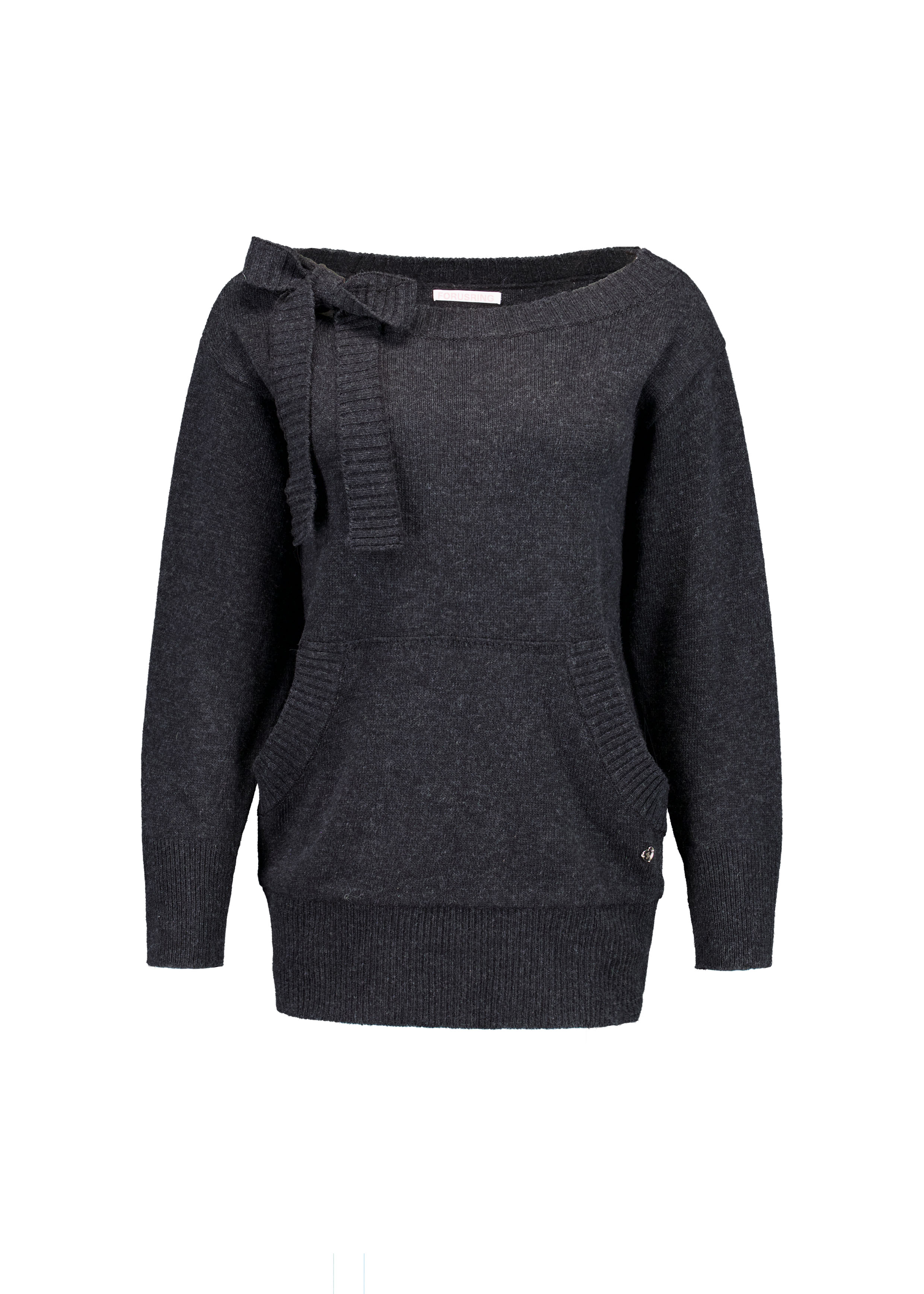 forusring-fw-25-muffin-knit-dress-charcoal-charcoal-s