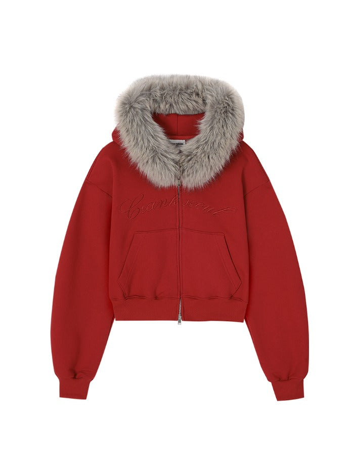 crank-fw-25-embroidered-fur-trim-brushed-zip-up-hoodie-red-red-s