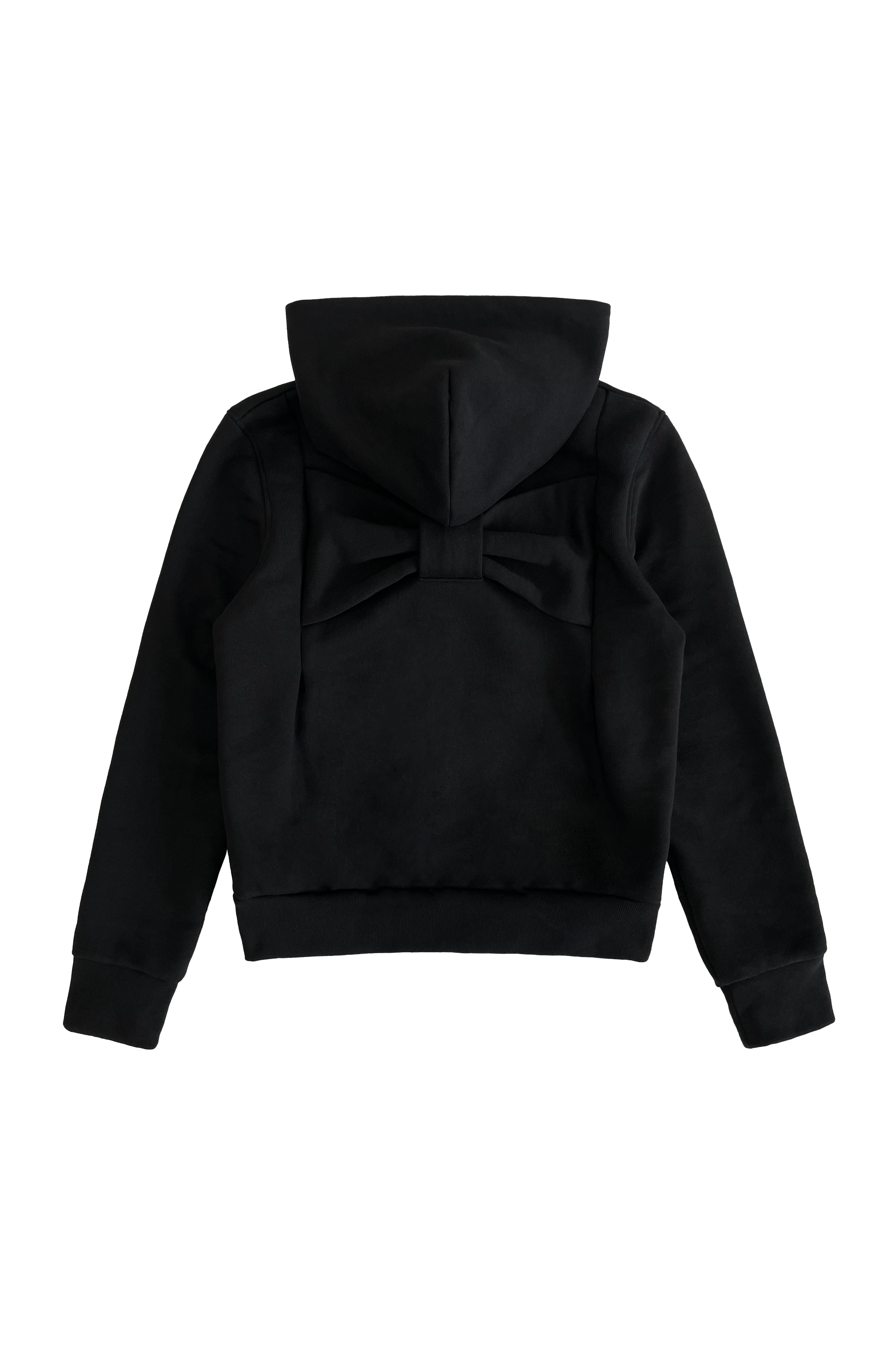 chemehc-fw-24-bow-zipup-hoodie-black