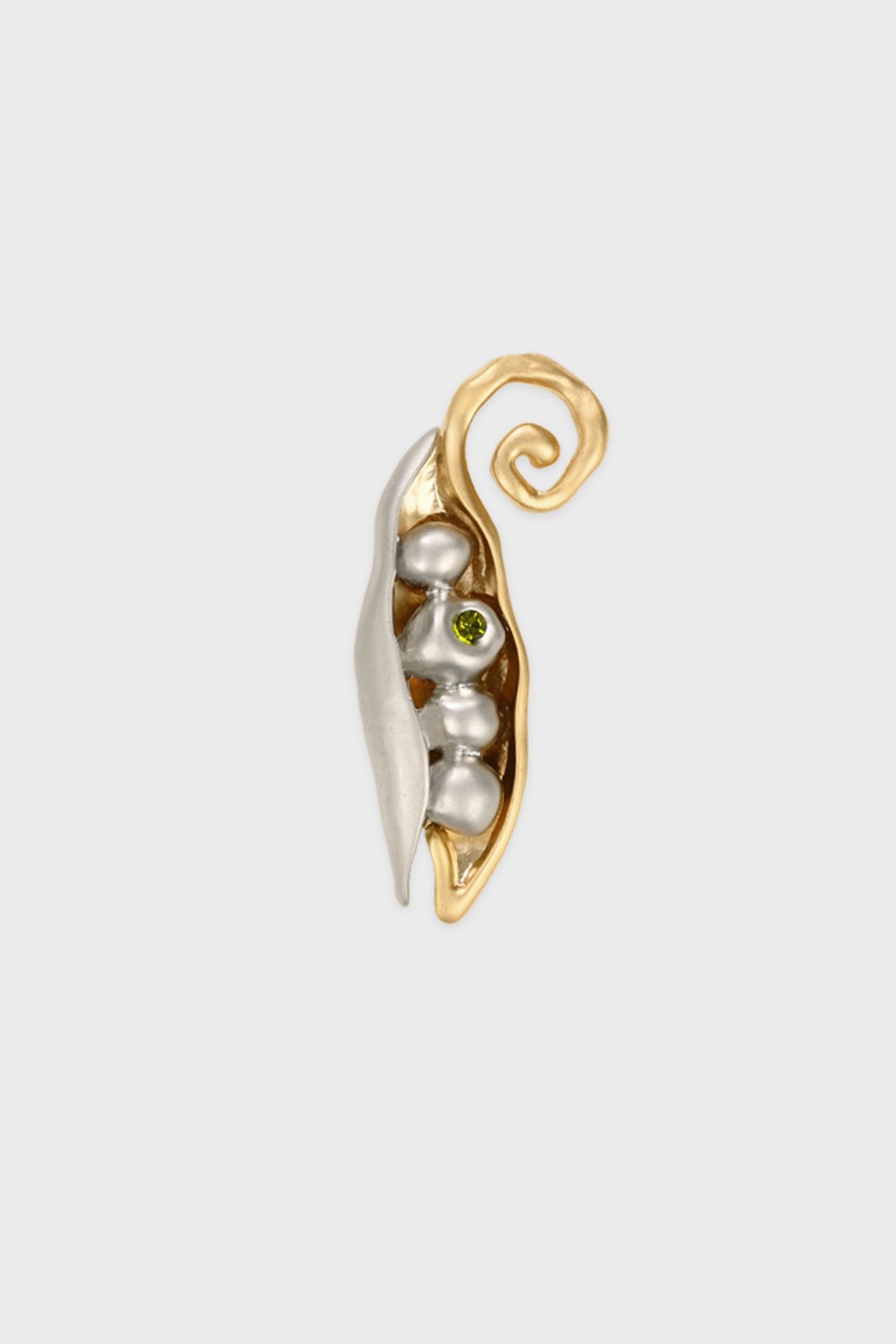 sinoon-fw-25-green-beans-hairpin-silver-gold-silver-gold-s