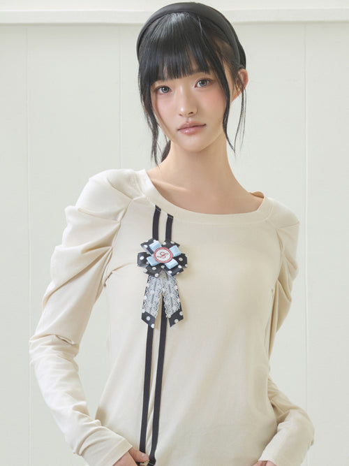 luv-is-true-ss-26-el-rosette-shirring-tee-cream-cream-s