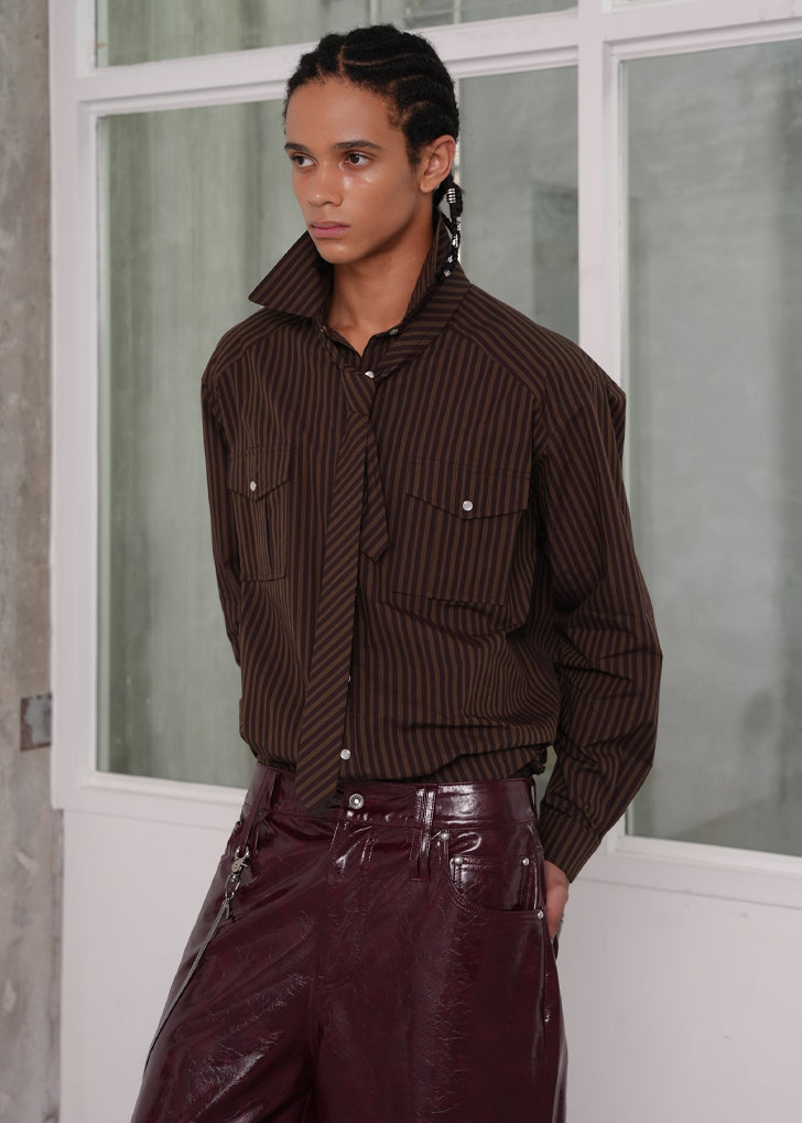 esc-studio-fw-25-tough-striped-shirt-burgundy-burgundy-s