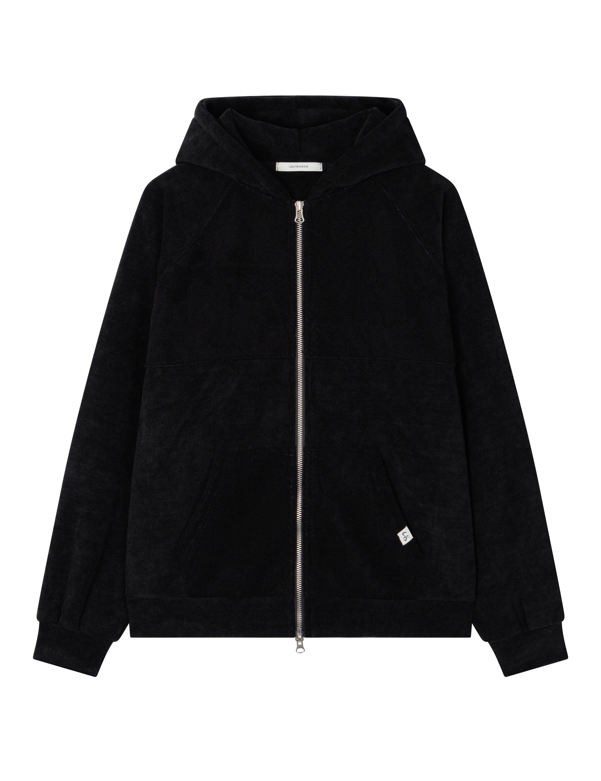 uglyshadow-fw-26-fleece-hoodie-zip-up-black-black-s