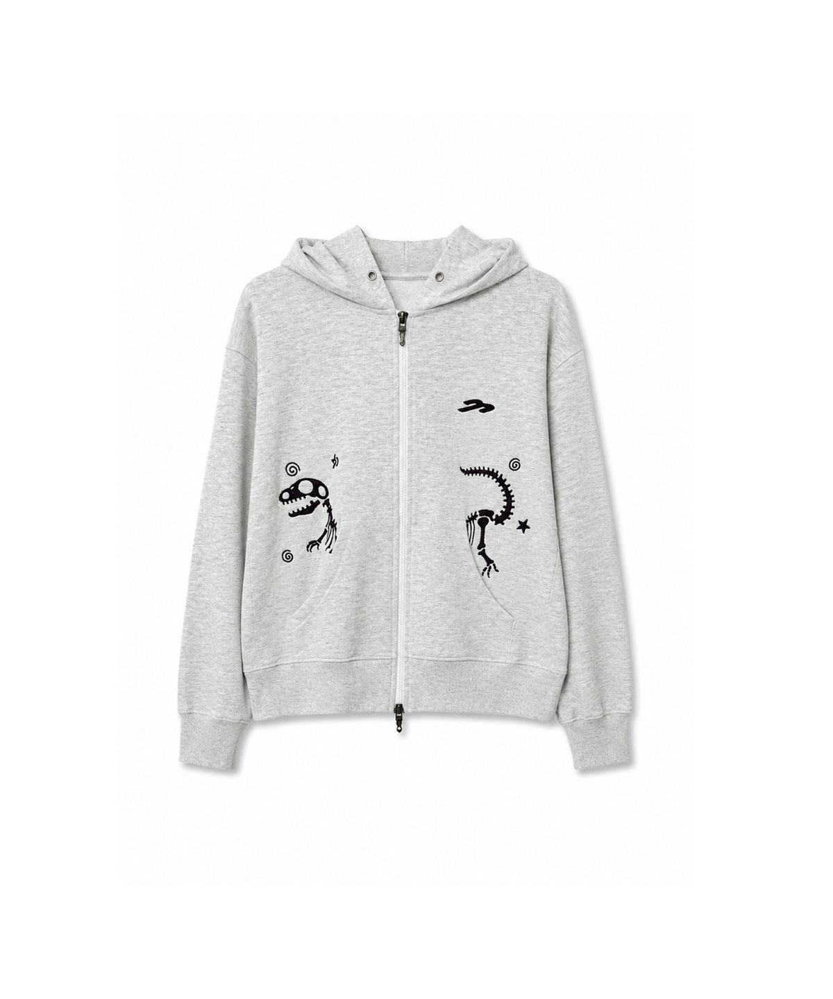 tansanmagnesium-fw-26-dino-hood-zip-up-melange-ivory-melange-ivory-s