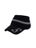 lecyto-fw-26-patterned-brim-band-cap-black-black-s