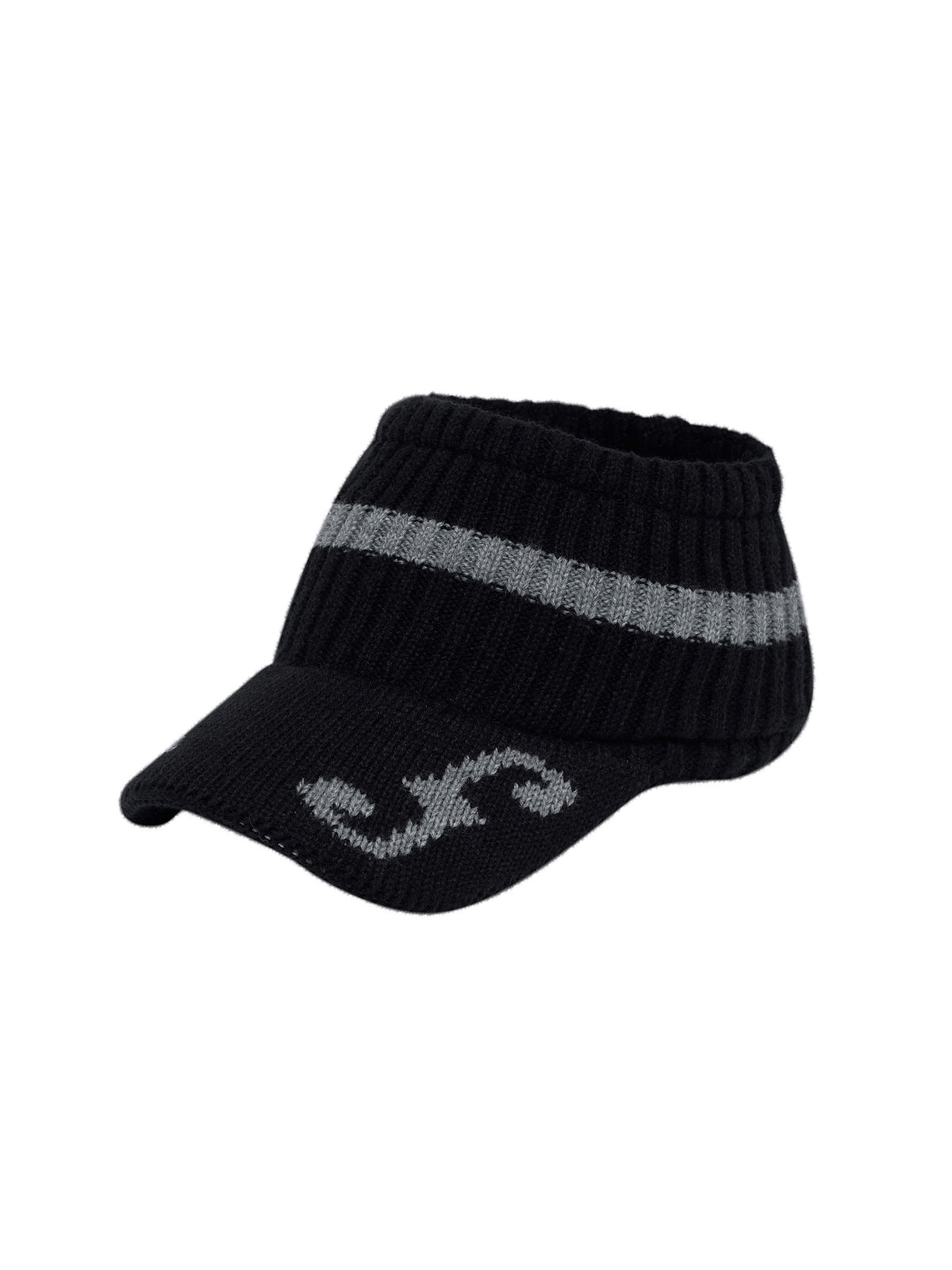 lecyto-fw-26-patterned-brim-band-cap-black-black-s