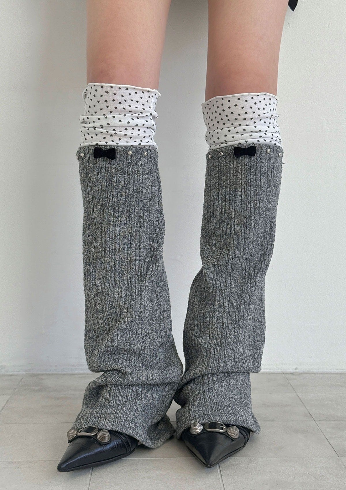 cherryquiri-fw-26-starry-leg-warmer-grey-gray-s