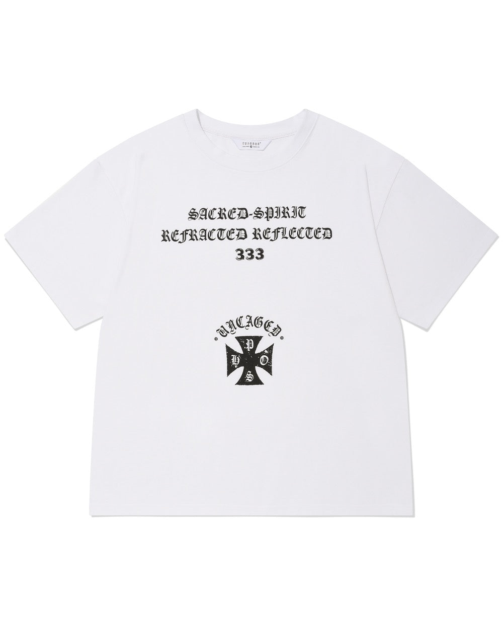 phos333-ss-26-uncaged-slogan-t-shirt-white-white-s