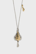 sinoon-fw-25-cloven-garlic-necklace-silver-gold-silver-gold-s