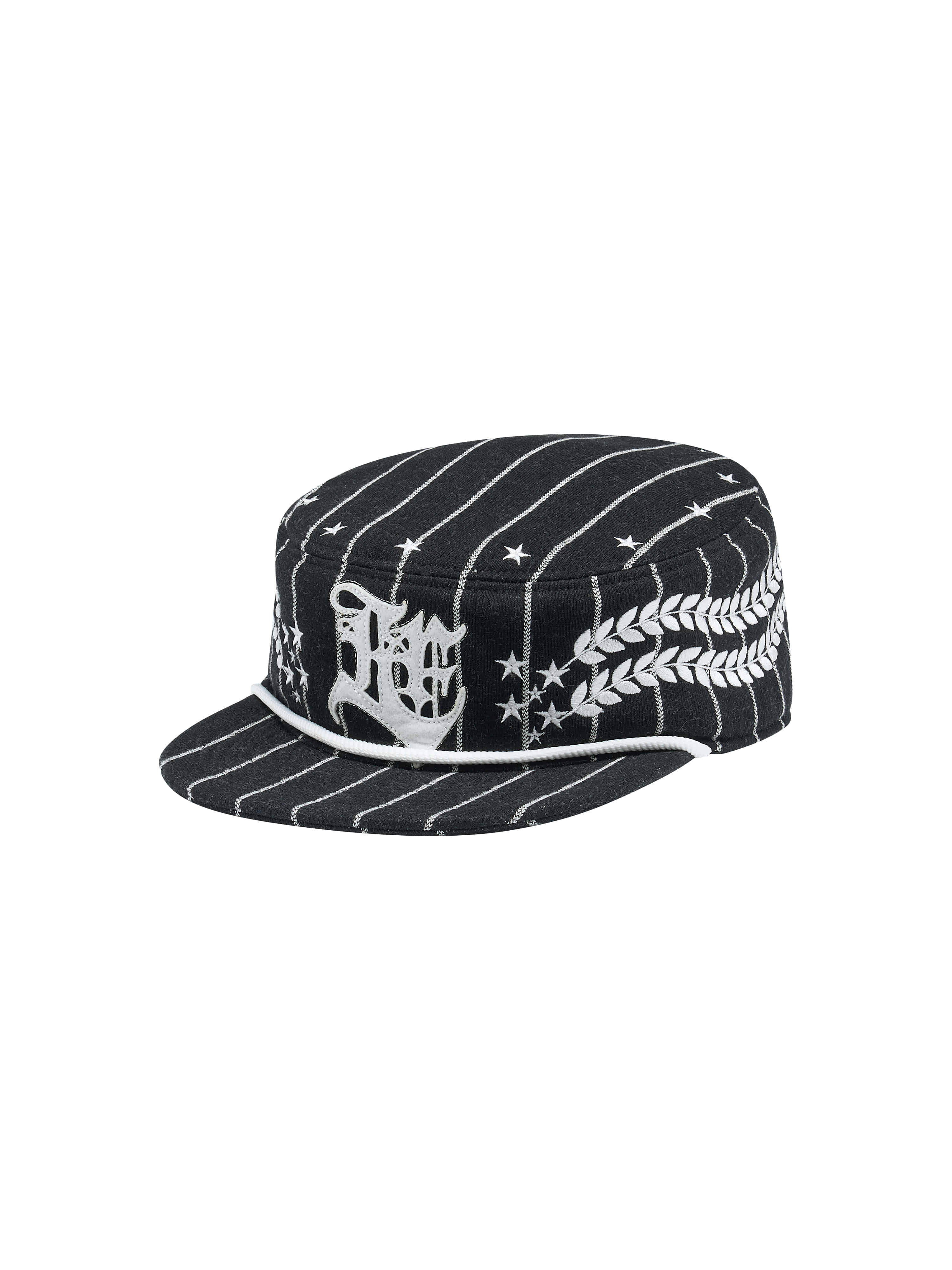 lecyto-ss-25-eos-pin-striped-structured-cap-black-black-s