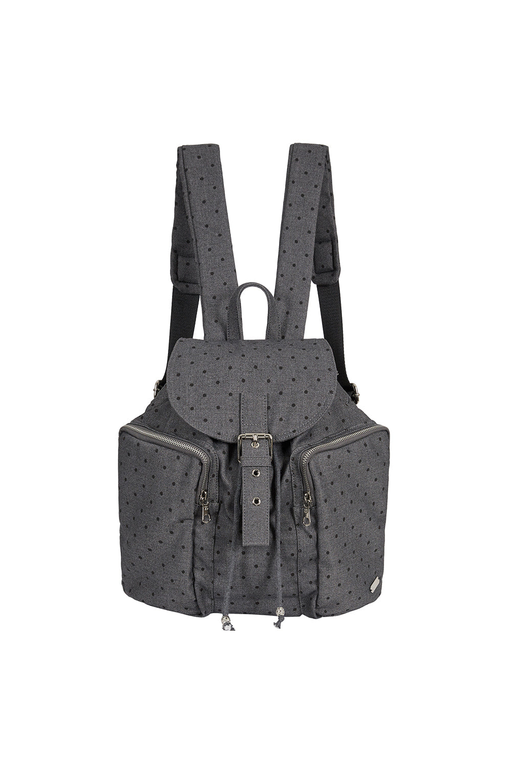 illigo-ss-25-pattern-buckle-backpack-dot-charcoal