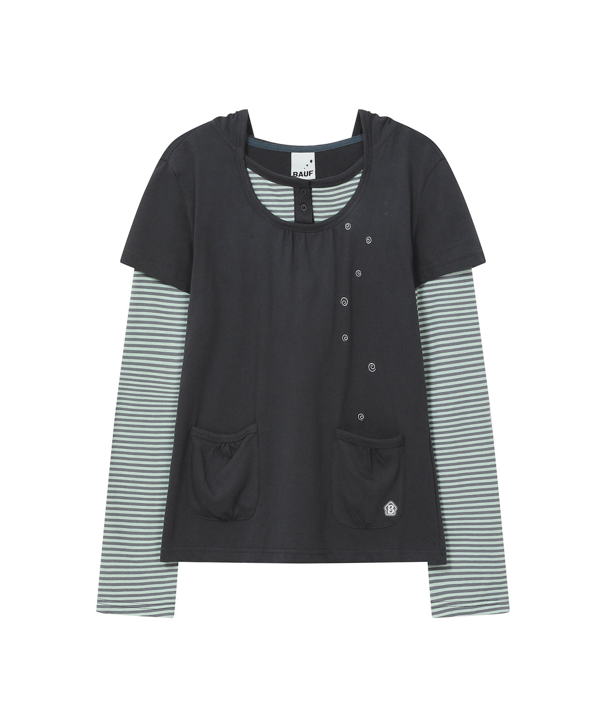 bauf-fw-26-button-layered-hooded-long-sleeve-top-charcoal-charcoal-s