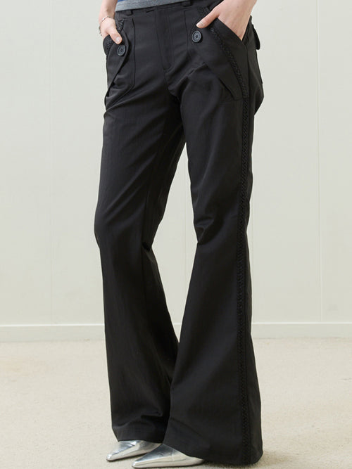 luv-is-true-ss-26-el-ribbon-bootscut-pants-black-black-s