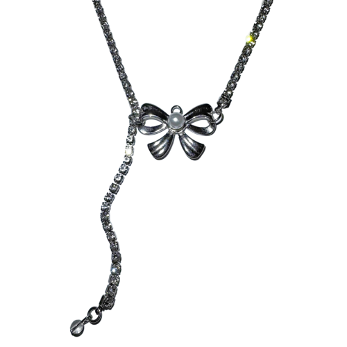 3amgang-fw-25-ribbon-pearl-drop-necklace-silver-s