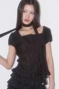 illigo-ss-25-ribbon-tie-square-neck-blouse-black